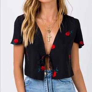 Motel scatter rose vaco blouse